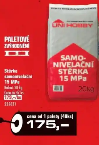 Uni Hobby Stěrka samonivelační 15 MPa nabídka