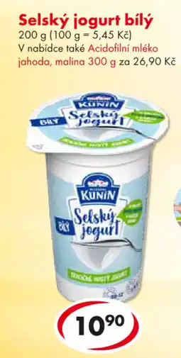 CBA Selský jogurt bílý nabídka