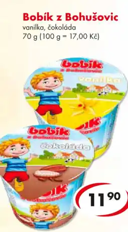 CBA Bobík z Bohušovic vanilka, čokoláda nabídka
