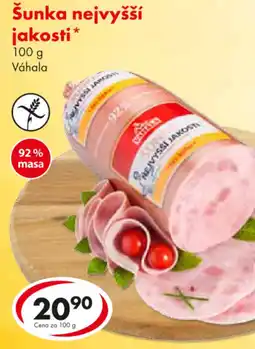 CBA Šunka nejvyšší jakosti nabídka