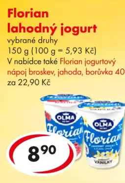 CBA Florian lahodný jogurt nabídka