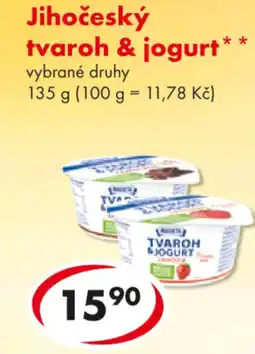CBA Madeta Jihočeský tvaroh & jogurt nabídka