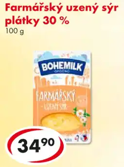 CBA Farmářský uzený sýr Bánovecké plátky 30% nabídka