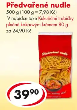 CBA Předvařené nudle nabídka