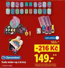 Lidl Sada make-up a krásy nabídka