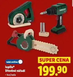 Lidl Lupilu dřěvěné nářadí nabídka