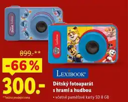 Lidl Dětský fotoaparát s hrami a hudbou nabídka