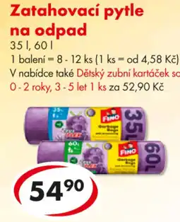CBA Zatahovací pytle na odpad nabídka