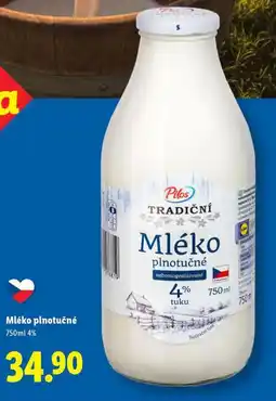 Lidl Mléko plnotučné nabídka