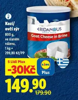 Lidl Kozí sýr nabídka