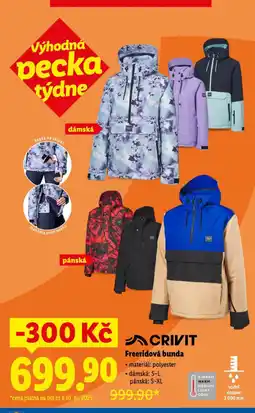 Lidl Freerifová bunda nabídka