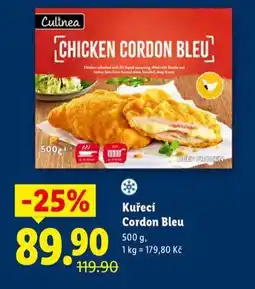 Lidl Kuřecí cordon bleu nabídka