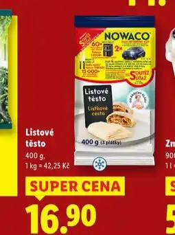 Lidl Listové těsto nabídka