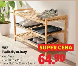 Lidl W5 podložky na boty nabídka