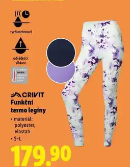Lidl Funkční termo legíny nabídka