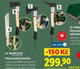 Lidl Parkside sapina nabídka
