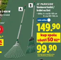 Lidl Venkovní koště nabídka