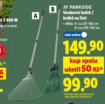 Lidl Venkovní koště nabídka