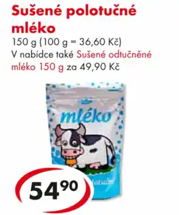 CBA Sušené polotučné mléko nabídka