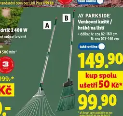 Lidl Hrábě na listí nabídka