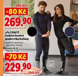 Lidl Funkční bezešvé spodní kalhoty nabídka
