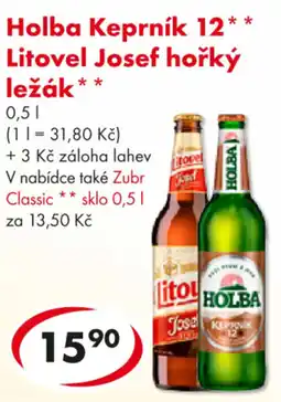 CBA Holba Keprník 12 Litovel Josef hořký ležák nabídka