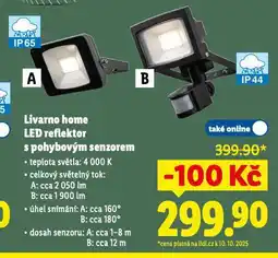 Lidl Livarno home led refletor nabídka