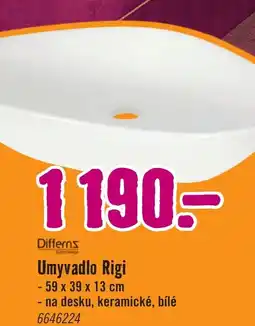 Hornbach Umyvadlo Rigi nabídka