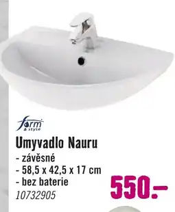 Hornbach Umyvadlo Nauru nabídka