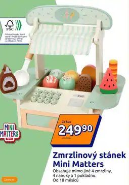 Action Zmrzlinový stánek mini matters nabídka