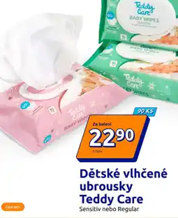 Action Dětské vlhčené ubrousky teddy care nabídka
