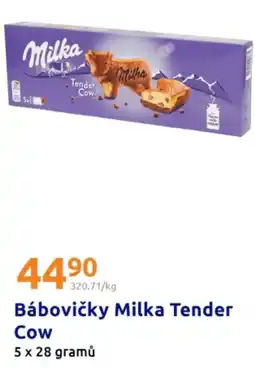 Action Bábovičky milka tender cow nabídka