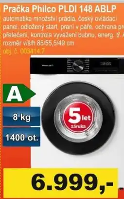 Elektro Spáčil Pračka Philco PLDI 148 ABLP nabídka