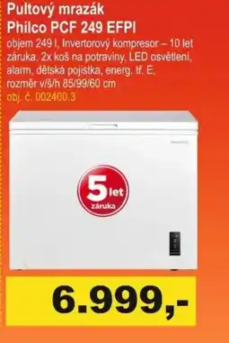 Elektro Spáčil Pultový mrazák Philco PCF 249 EFPI nabídka