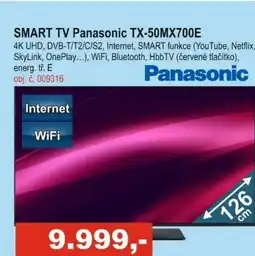 Elektro Spáčil SMART TV Panasonic TX-50MX700E nabídka