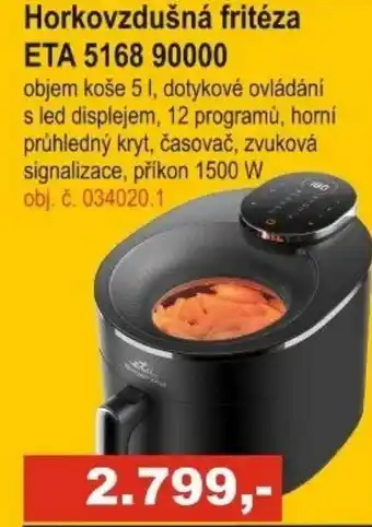 Elektro Spáčil Horkovzdušná fritéza ETA 5168 90000 nabídka