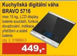 Elektro Spáčil Kuchyňská digitální váha BRAVO 5716 nabídka