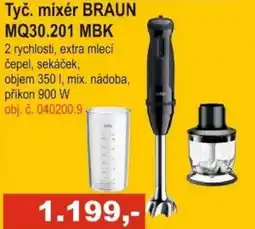 Elektro Spáčil Tyč. mixér BRAUN MQ30.201 MBK nabídka