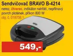 Elektro Spáčil Sendvičovač BRAVO B-4214 nabídka