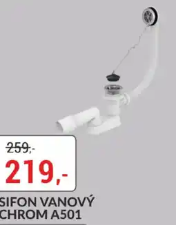 Baumax Sifon vanový chrom a501 nabídka