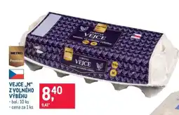 Makro VEJCE „M“ Z VOLNÉHO VÝBĚHU nabídka