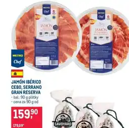 Makro JAMÓN IBÉRICO CEBO, SERRANO GRAN RESERVA nabídka