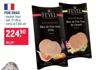 Makro Foie gras nabídka