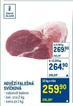 Makro Hovězí falešná svíčková nabídka