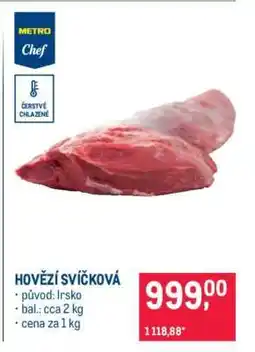 Makro Hovězí svíčková nabídka