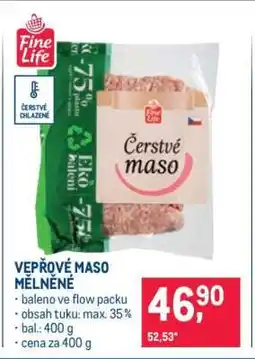 Makro Vepřové maso mělněné nabídka
