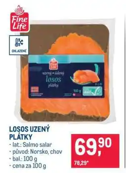 Makro Losos uzený plátky nabídka