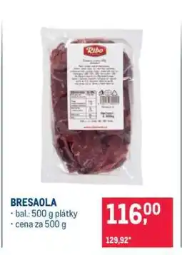 Makro Bresaola nabídka