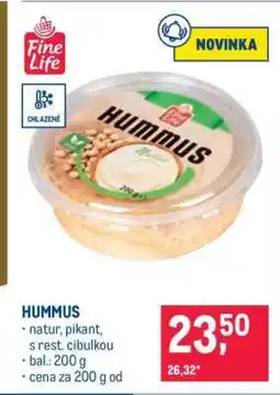 Makro HUMMUS nabídka