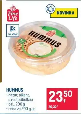 Makro HUMMUS nabídka